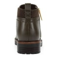 thumbnail image 3 of TOMMY HILFIGER Womens Brown Pull On Tab Comfort Treaded Fawn 2 Block Heel Zip-Up Boots 8.5 M, 3 of 4