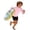 Pink*, variant on OSOLU Boys Swim Shirt Solid Color Long Sleeve Crew Neck Rash Guard Pool Summer Uv Protection Swimwear Playful Vacation Bathing Suit