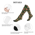 thumbnail image 5 of Lsque Forest Squirrel Pattern Sport Compression Socks for Men & Women 15-20 mmHg Knee High Nurse Pregnant Running Medical and Travel Athletic, 5 of 6