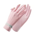 thumbnail image 2 of Guantes de protección solar para mujer, para verano, ciclismo, conducción, antideslizantes, ligeros, transpirables, para exteriores, guantes de protección solar para mujer, 2 of 4