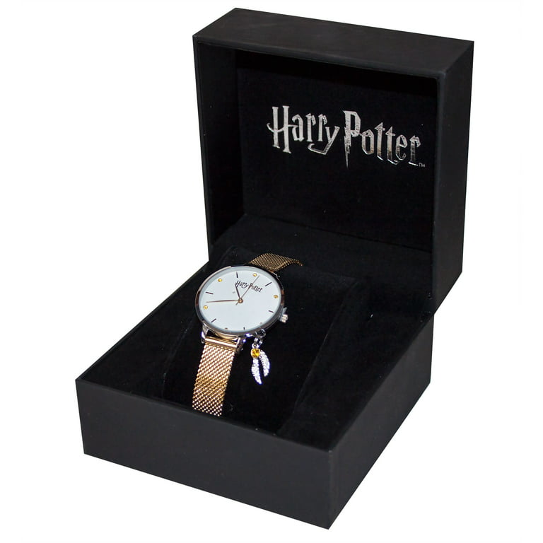 Quick Gold Watch With Swarovski Crystals Harry Potter