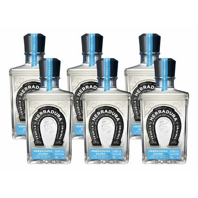 Pack De 6 Tequila Herradura Plata 700 Ml