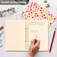 thumbnail image 4 of FORMRS 1-Subject Spiral Notebook 8" x 5" College Ruled 60 Refillable Sheet A5 Hard Cover, Beige Stars, 4 of 7