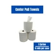 thumbnail image 6 of SSBM Commercial Paper Towels, Center Pull, White 6 Pack, 600 Sheets/Roll - 3600 Total Sheets 7.87" x 9.84", 6 of 6