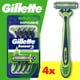 thumbnail image 1 of Gillette Maquinilla de Afeitar Desechable para Hombre Sensor3 Sensitive, 4 Cuchillas, 1 of 8