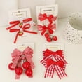 thumbnail image 3 of Dalrosia 8PCS Strawberry Hair Bow Clips Hair Accessories, Cute Alligator Hair Barrettes, Red White Plaid Bow Decor for Women Girls Hair Decoration, Christmas, 3 of 7