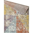 thumbnail image 2 of L'Baiet Ashley Multi-Color Distressed 2' x 6' Fabric Area Rug, 2 of 5