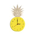 thumbnail image 2 of Reloj de pared creativo y silencioso con forma de piña, reloj de acrílico con forma de fruta de dibujos animados, reloj silencioso para bricolaje, para habitación de niños, sala de estar, do, 2 of 4