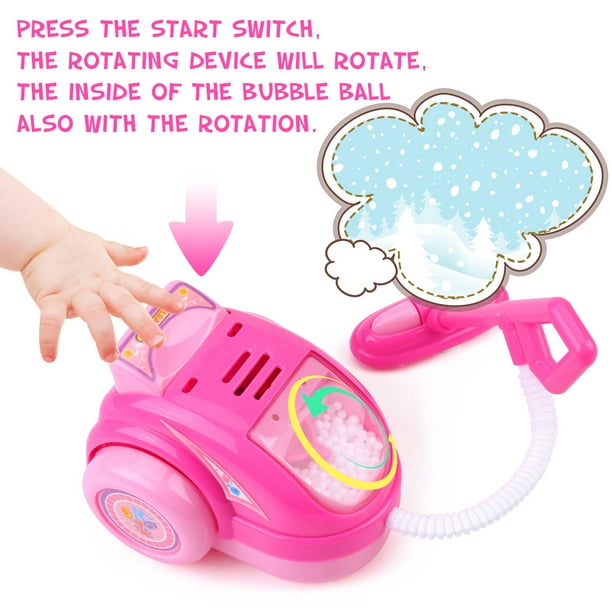 Qiilu Mini aspirateur électrique bébé enfants enfants appareil