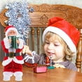 thumbnail image 2 of FUTUREORYY Tabletop Scene Layout Props Santa Clause Decor Red Cloth 1Set, 2 of 8