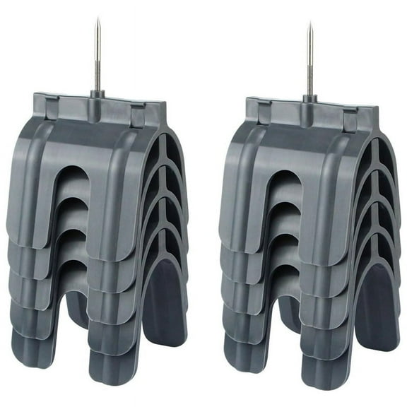 10Pcs Drywall Outlet Box Marker,Electrical Outlet Marker for Drywall Wire Protection Drywall Electrical Box Locator Grey