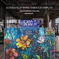 thumbnail image 3 of High Precision Body Weight Scale Smart Bathroom Scales with Large LCD Display(400lbs),Decorative for Bedroom-Vibrant Garden Of Wildflowers With Blooms And Lush Green Leaves, 3 of 4