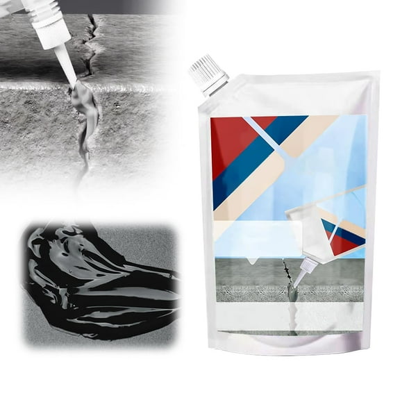 Ahtopmall Heavy Duty Concrete Crack Repair Adhesive, Detroitrain Concrete Sealer Outdoor Waterproof for Outdoor Concrete, Home Repairs, and Renovations