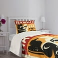 thumbnail image 5 of Ambesonne Tiki Bar Quilted Bedspread Set 2 Pcs, Tropic Bar Party, Twin Size, Multicolor, 5 of 6