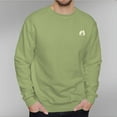 thumbnail image 3 of Men's 330g 100% Cotton Dropped Shoulder Crew Neck Sweatshirt-Steward, 3 of 15