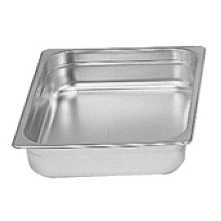 

Half Size 2 1/2 Deep 22 Gauge Anti Jam Pans Stainless Steel Pack of 3