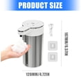 thumbnail image 3 of Automatic Motion Activated Soap Dispenser With Adjustable Output 304 Stainless Steel Hands complimentary Liquid Soap Dispenser For Bathroom Kitchen IPX5 Waterproof Rechargeable, 3 of 8
