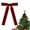 Z1_Wine, variant on 12pcs Velvet Bows for Christmas Decor,Twist tie Bows,Vintage Christmas Bow Tree Decorations,premade Bow for Gift Wrapping,Table,Garland,Fireplace Decor,lazos para arbol de navidad(Red,5.1 * 7in)
