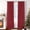 Ruby Red, variant on 100% Blackout Curtains for Bedroom, Thermal Insulated Room Darkening Drapes, 84 Inch Long, Clip Rings Linen Blackout Window Panels, Ruby Red, 2 Panels, W50xL84