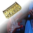 thumbnail image 4 of Alloy Guitar Fixed Hardtail Bridge,Guitar Tailpiece Electric Guitar Golden, 4 of 8