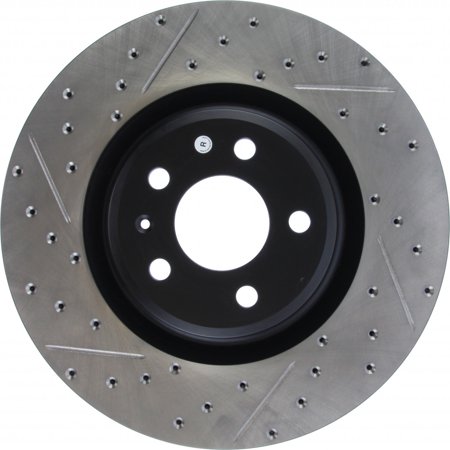 StopTech For Audi A6 2014 15 16 17 2018 Drilled & Slotted | Sport Brake Rotor | 127.33138R