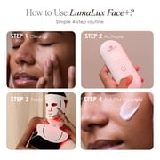 Project E Beauty Lumalux Face+ Led Face Mask Light Therapy | 1600 LEDs | 7+2 Colors 460~1072nm | Acne Light | Red Light Therapy Mask For Face and Neck