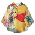 thumbnail image 2 of Winnie The Pooh Kids Flannel Wearable Blanket, Warm Shawl Blanket Comfy Poncho Throw with Buttons for Boys Girls, 2 of 7