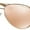 Rose Gold/Taupe/Rose Gold Flash, variant on Michael Kors Women's Mirrored Chelsea MK5004-10034V-59 Rose Gold Aviator Sunglasses