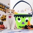 thumbnail image 4 of Designs Classiques d'Halloween, Seaux à Bonbons Réutilisables pour Enfants avec Poignée Portable, Sacs à Friandises Ou à Bonbons d'Halloween, Parfaits pour les Fêtes et Décorations, 4 of 5
