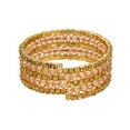 thumbnail image 3 of 2028 Jewelry Crystal Rich Cut and Rhinestone Coil Bracelet, 3 of 3