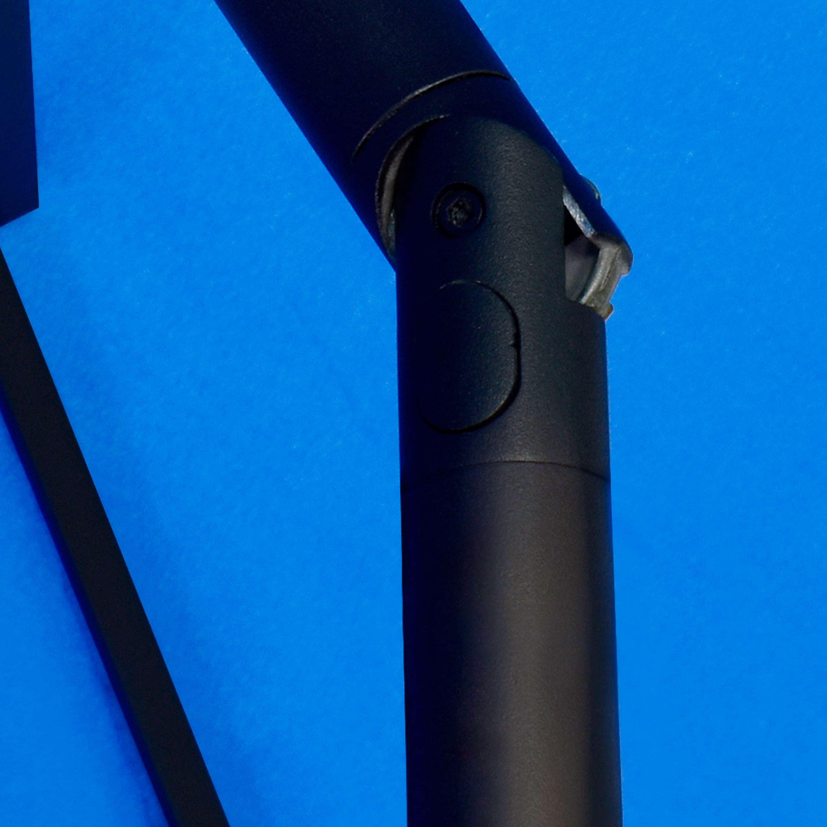 Astella 9' Steel Market Umbrella With Push Tilt in Polyester Pacific Blue
