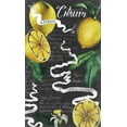 thumbnail image 2 of Popp, Grace 12x18 Black Ornate Wood Framed with Double Matting Museum Art Print Titled - Chalkboard Citrus I, 2 of 4