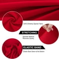 thumbnail image 4 of Unique Bargains High Elasticity Dining Chair Slipcover Red L, 4 of 8