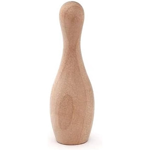 Unfinished Small Wooden Bowling Pins, 3 Inch Tall (15/16 Inch Wide), Pack of 10, Bowling_3IN$$Art & Craft