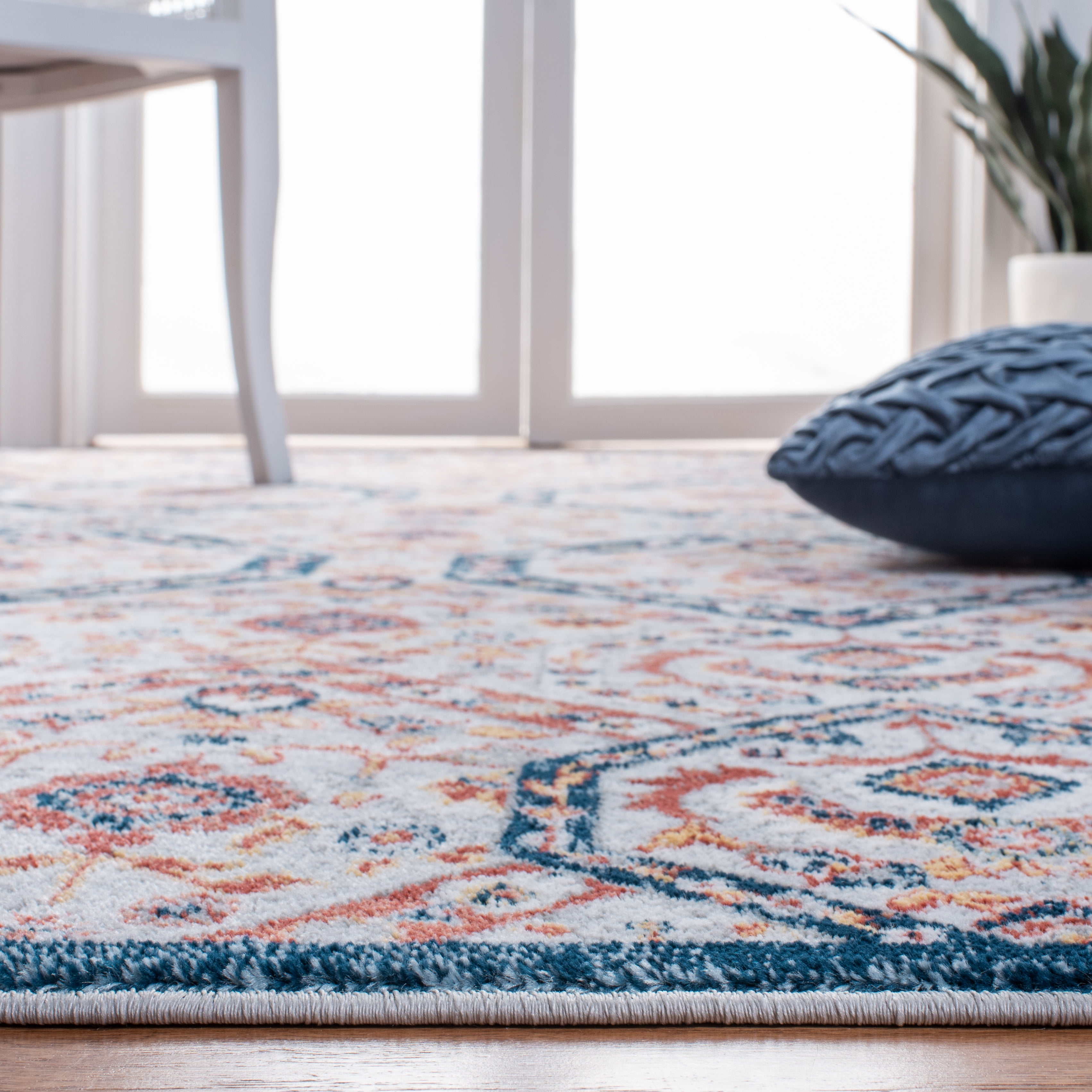 Safavieh Lagoon Tamzen Geometric Area Rug, Brown/Navy, 4'5" x 6'5"