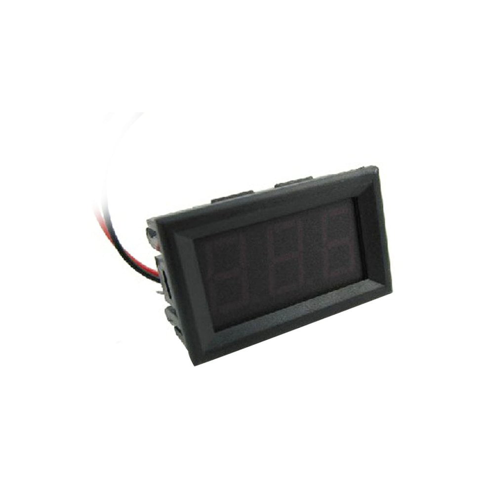 Red DC4.5V-30.0V 0.56in 2 Wire LED Digital Display Voltmeter Electric Voltage Meter Volt Tester for Auto Battery Car Motorcycle