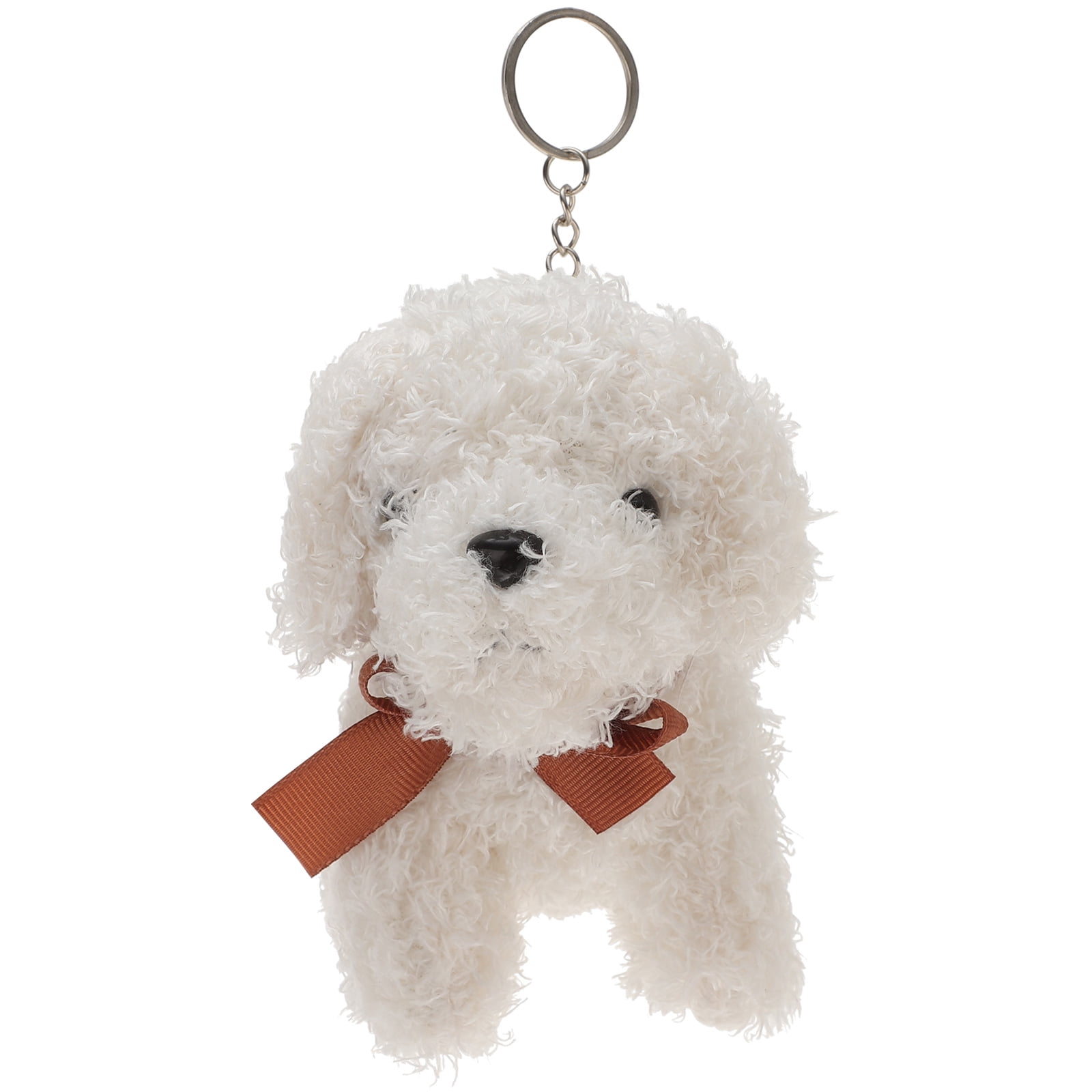 Hemoton Plush Keychain Stuffed Animal Dog Plush Animal Keychain