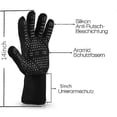 thumbnail image 4 of Grill Gloves 300-500 ℃ Extremely Heat Resistant Cotton li, 4 of 5