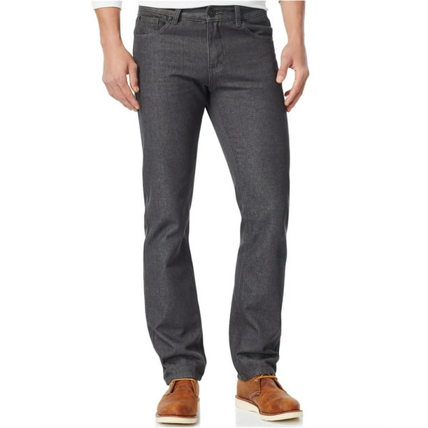 Ring Of Fire Jeans de pierna recta con 5 bolsillos para hombre, gris, 34W x 30L Ring Of Fire Pierna recta
