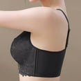 thumbnail image 5 of WRKEKC Wireless Bras for Women, Women's Back Buckle Flower Lace Thin Style Ventilate Bra without Steel Rim, 5 of 7