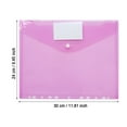 thumbnail image 3 of 8Pack Pockets Folders Side Loading Poly Pocket Plastic Envelopes Poly Envelopes Clear Document Folders for School and Office Supplies, 3 of 8