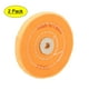 thumbnail image 1 of Rueda de pulido Uxcell de 5 pulgadas para herramienta de esmeril de banco con agujero de eje de 1/2 pulgada de algodón naranja, paquete de 2, 1 of 5