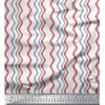 thumbnail image 1 of Soimoi Velvet Fabric Waves Artistic Decor Fabric Printed Yard 58 Inch Wide, 1 of 3
