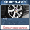 thumbnail image 7 of Unique Bargains 20pcs Plastic 17mm Exterior Wheel Lug Nut Bolt Blue, 7 of 7