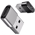 thumbnail image 3 of Adaptadores USB Tipo C Hembra USB Macho BLOOSOM Carga Rapida Negro/Gris, 3 of 4