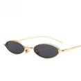 thumbnail image 1 of Gafas de sol de metal Gafas de sol ovaladas Gafas de sol de océano con montura pequeña Gafas personalizadas para hombres y mujeres, 1 of 5