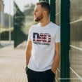 thumbnail image 5 of Dad Man Myth Legend T-Shirt, White Patriotic Fathers Tee, 5 of 6