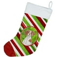 thumbnail image 2 of Carolines Treasures CK4043CS Christmas Snowflakes Brittany Spaniel Christmas Stocking, 2 of 3