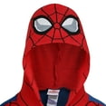 thumbnail image 2 of Marvel Avengers Spider-Man Boys Zip-Up Hoodie for Toddlers and Big Kids – Blue/Red/White, 2 of 5