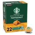 thumbnail image 3 of (2 pack) Starbucks, Toffeenut Naturally Flavored Medium Roast K-Cup Coffee Pods, 22 Count K Cups, 3 of 9
